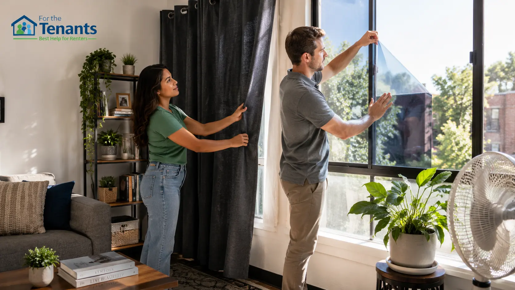 Blocking heat from entering an apartment