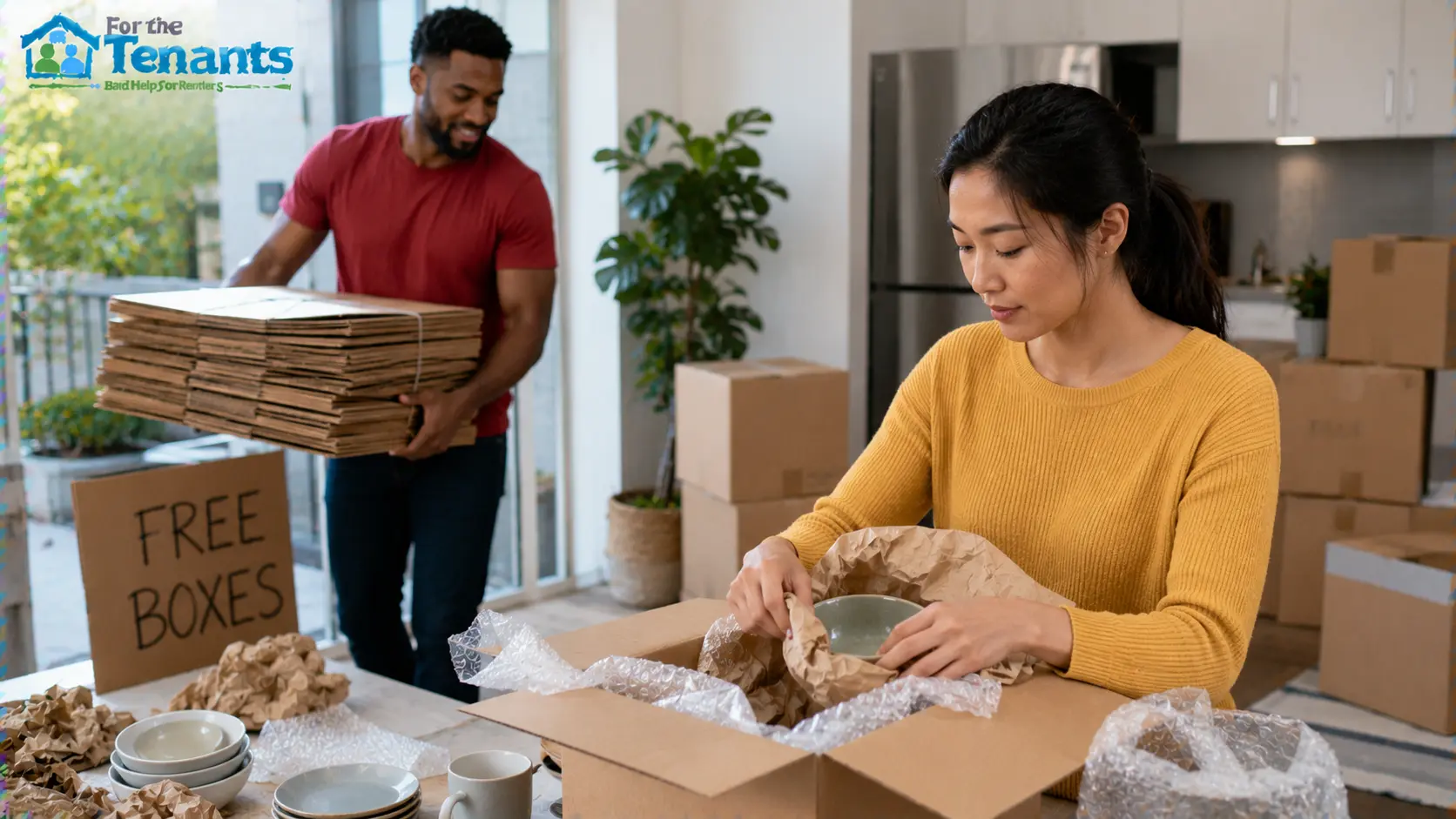 Saving money on moving and packing supplies