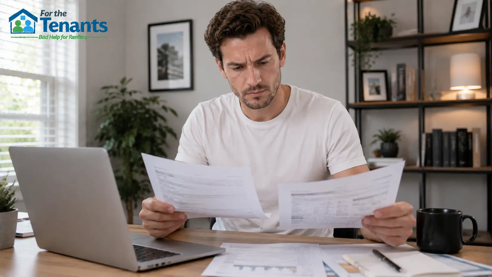 Tenant reviewing deposit protection and refund documents