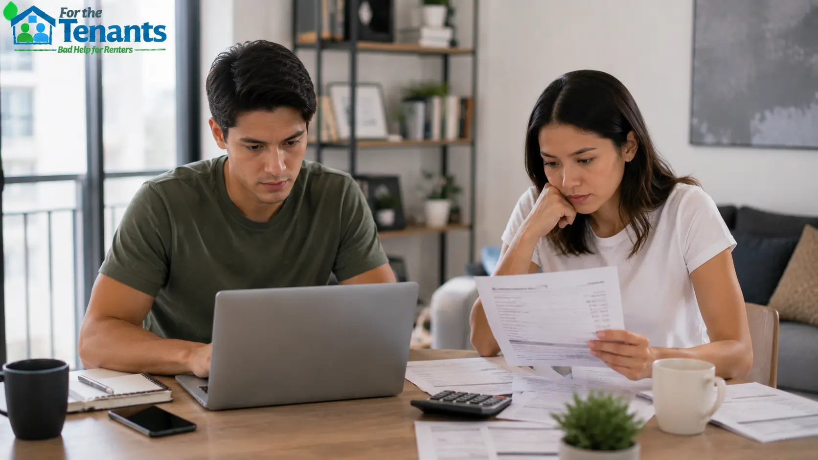 First-time renters creating a rental budget