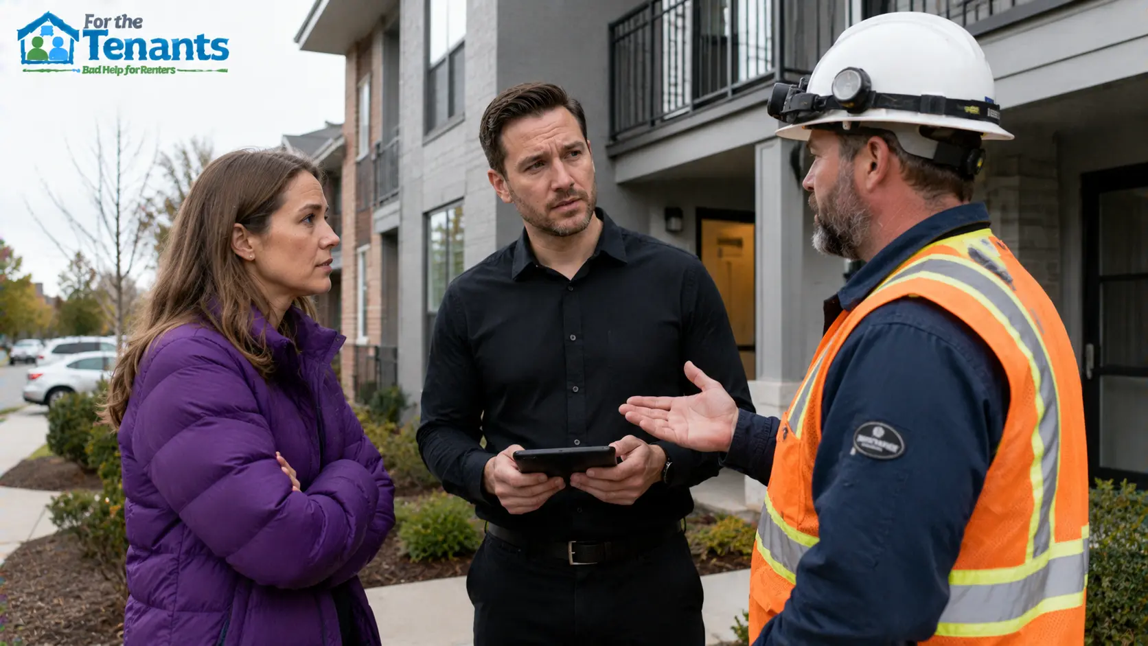 Emergency response to a gas leak in a rental property