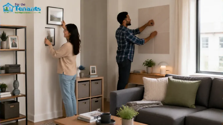 How to decorate without damaging walls in a rental