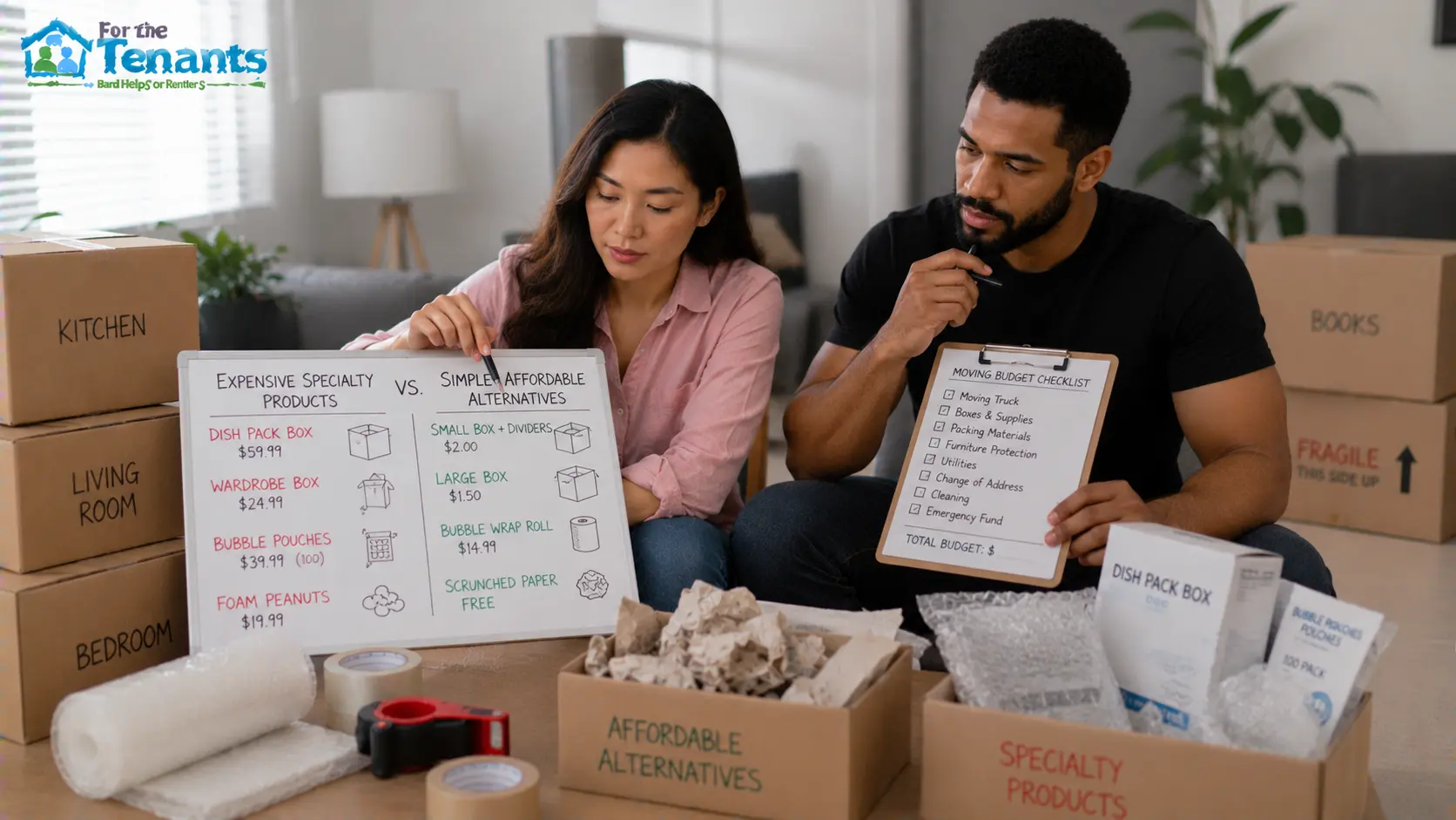 Choosing cost-effective moving supplies