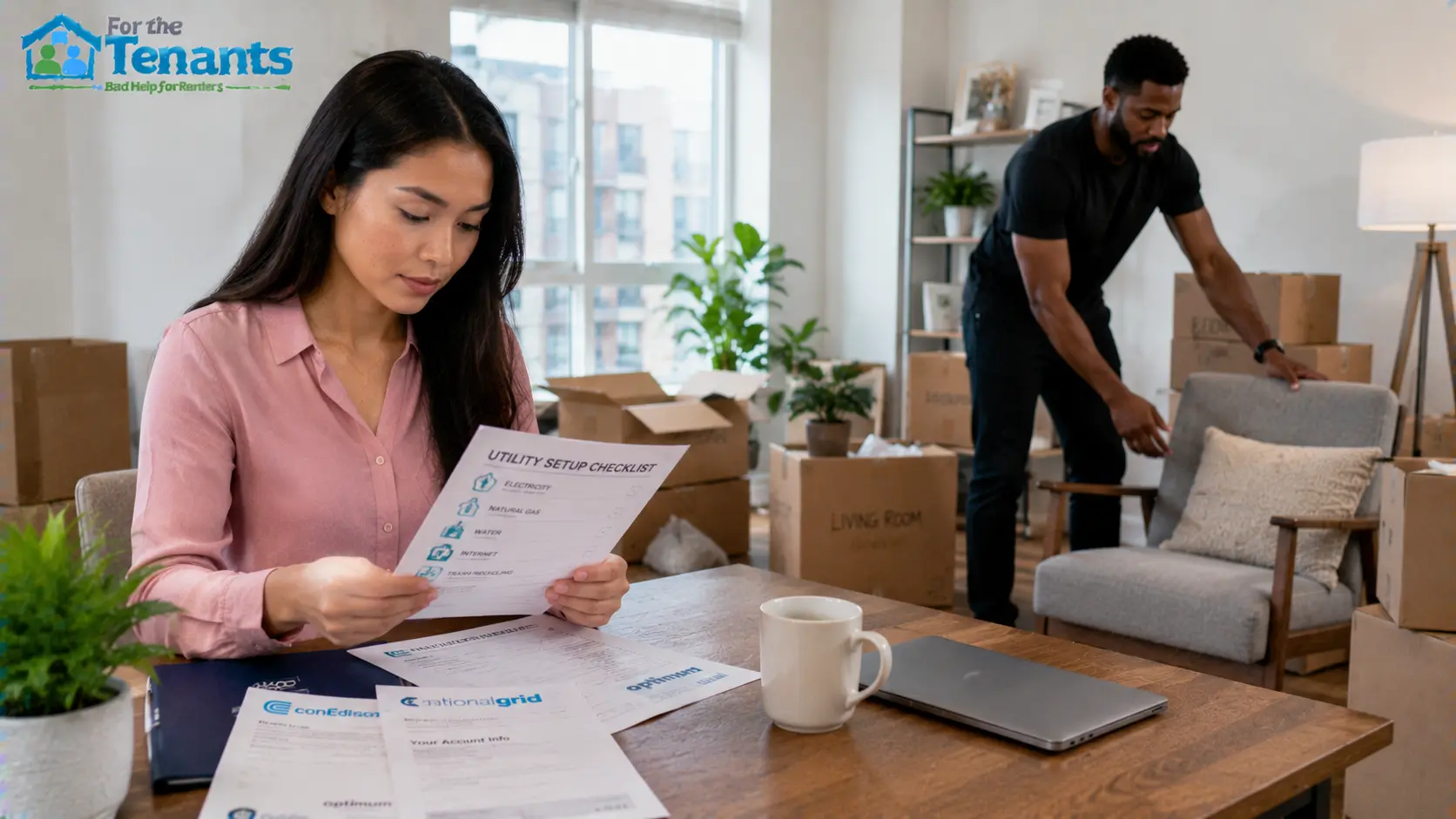 Setting up a new rental home after moving