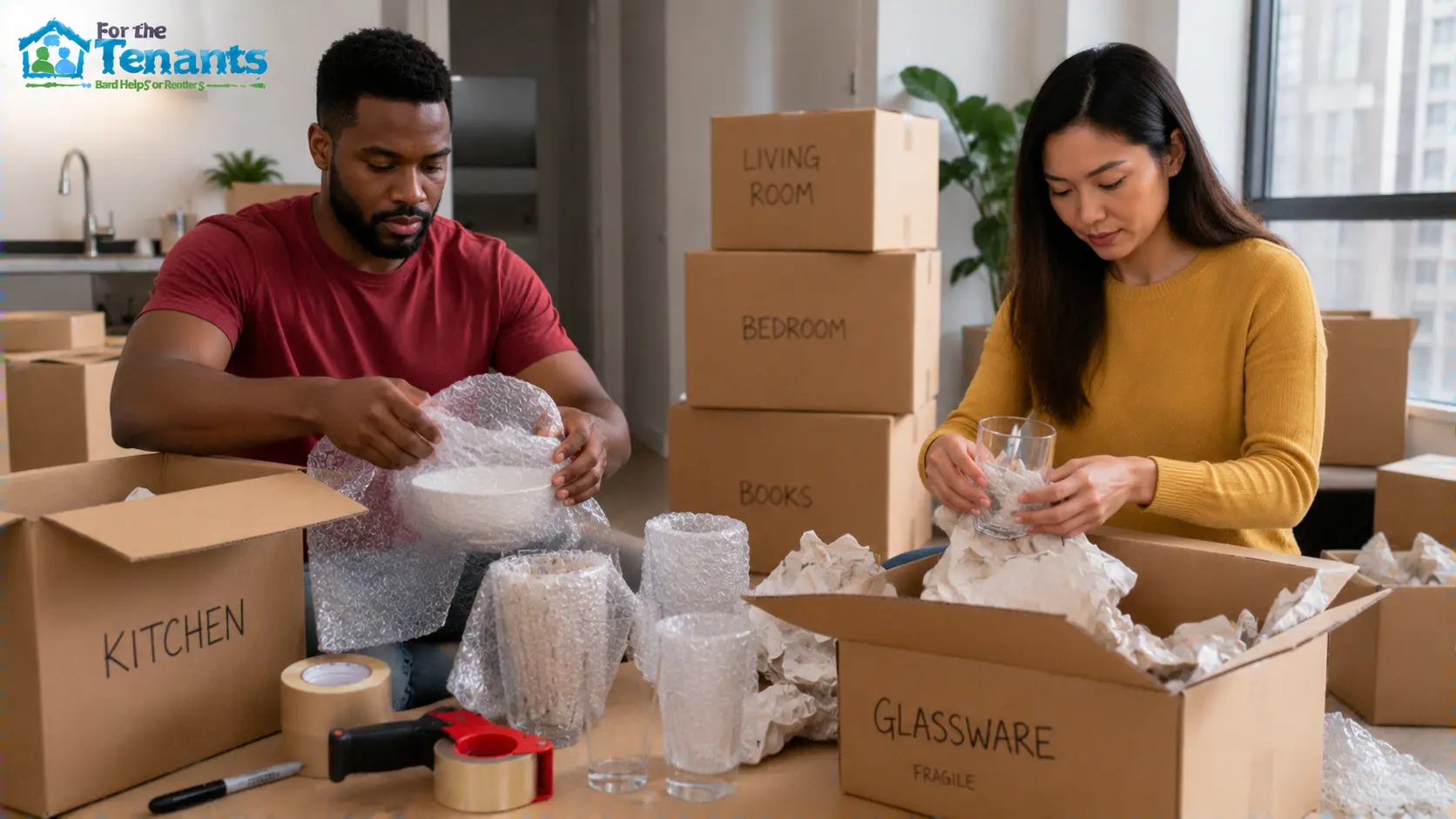 Packing materials for protecting fragile items