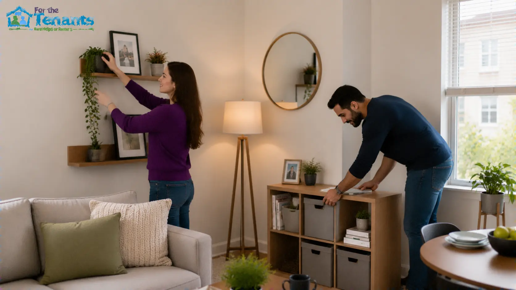Rental apartment wall decorating ideas