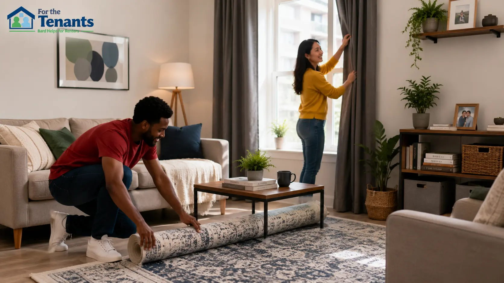 Renter-friendly noise reduction ideas
