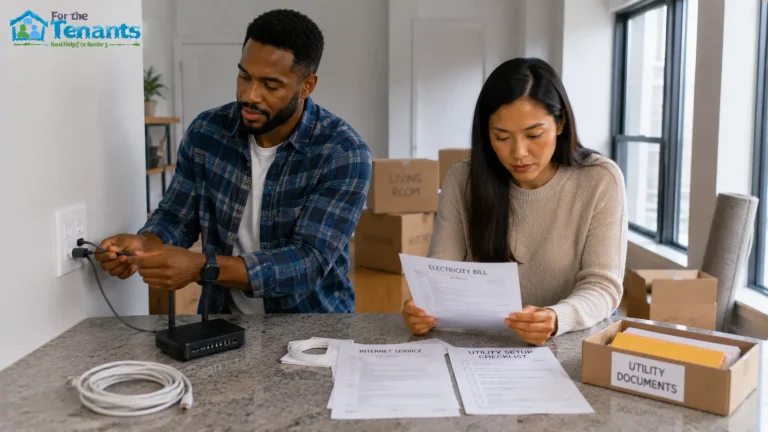 Setting up utilities in a new rental