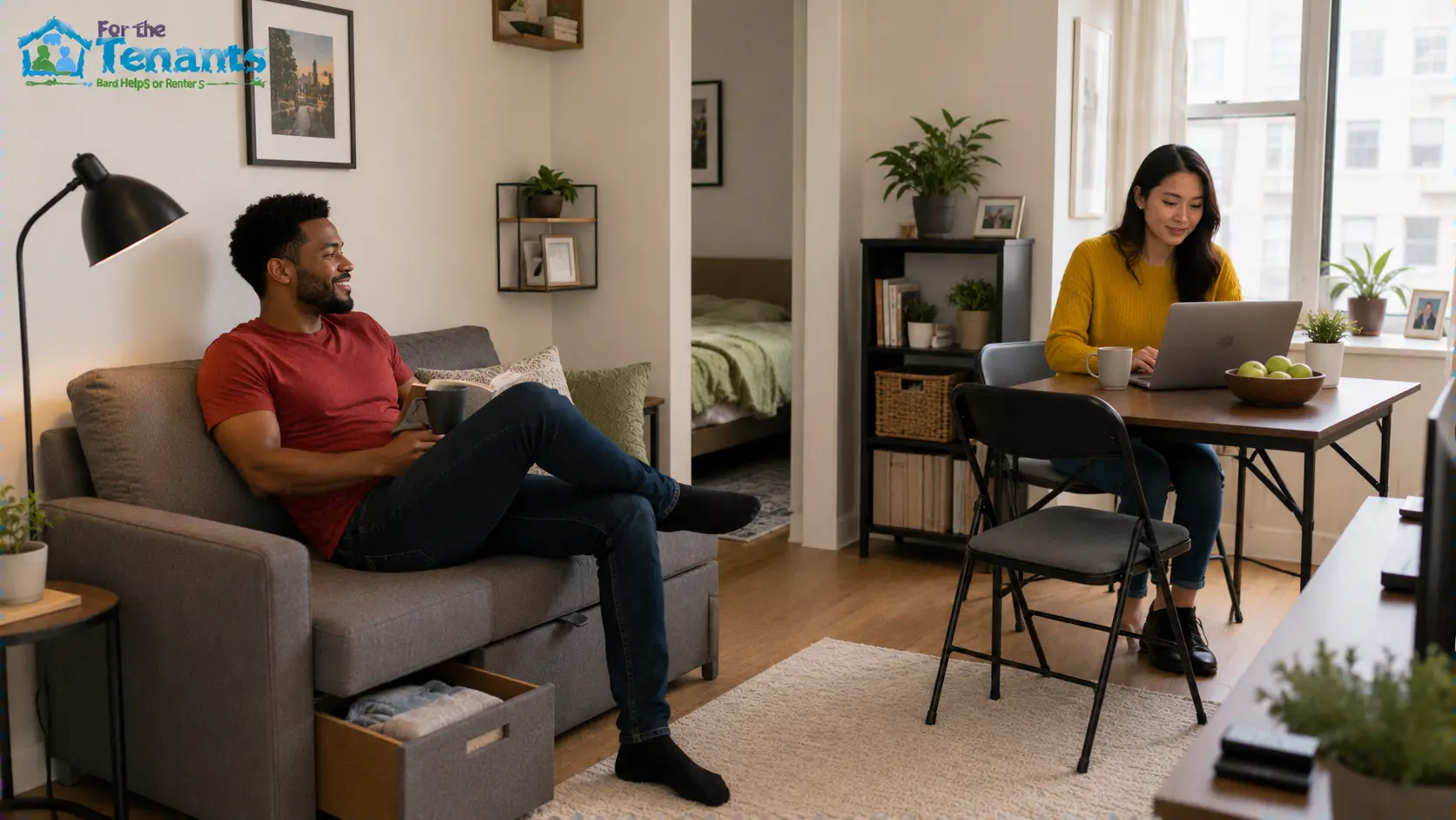 Space-saving furniture for rental apartments