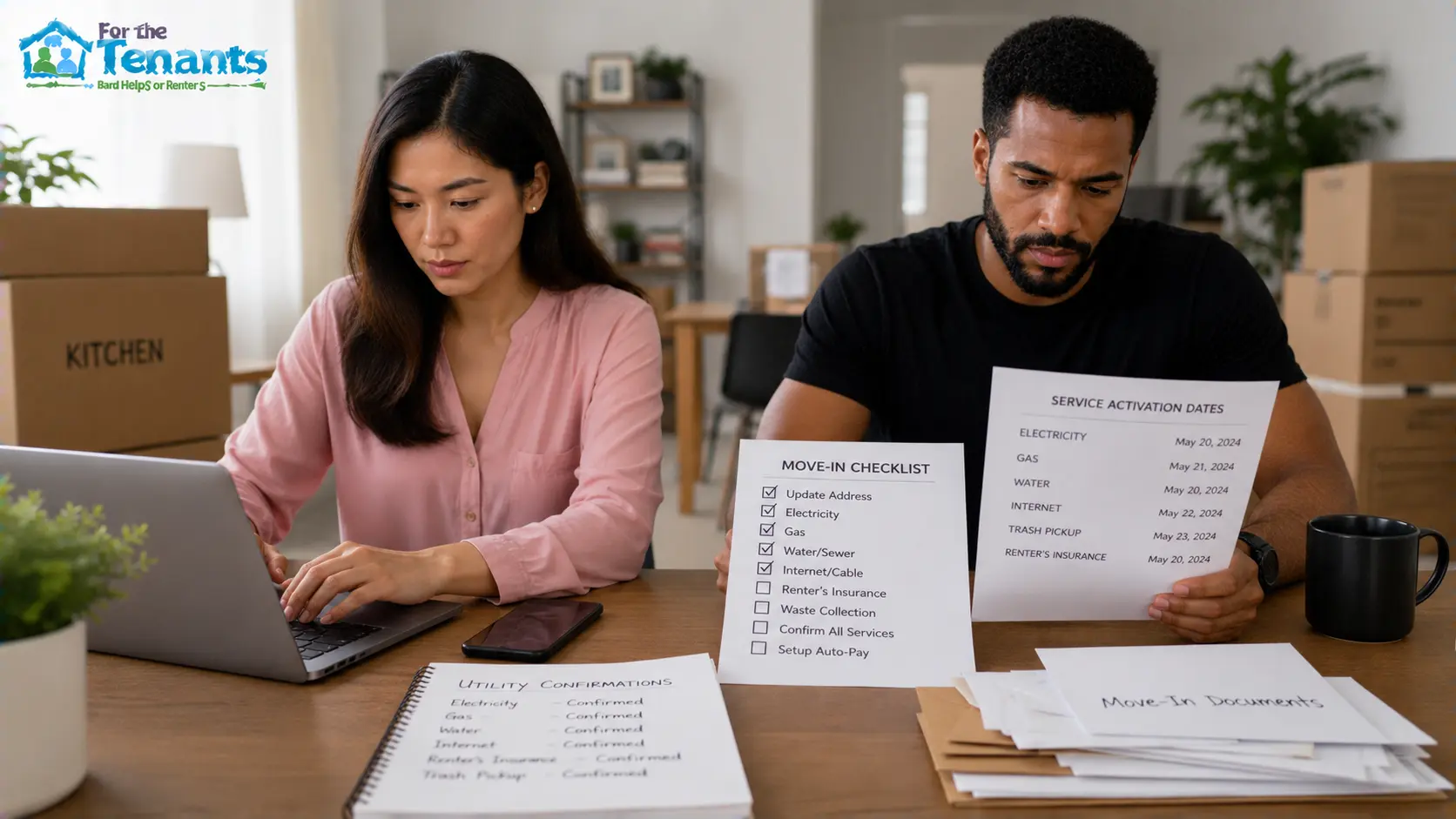 Utility setup checklist for renters